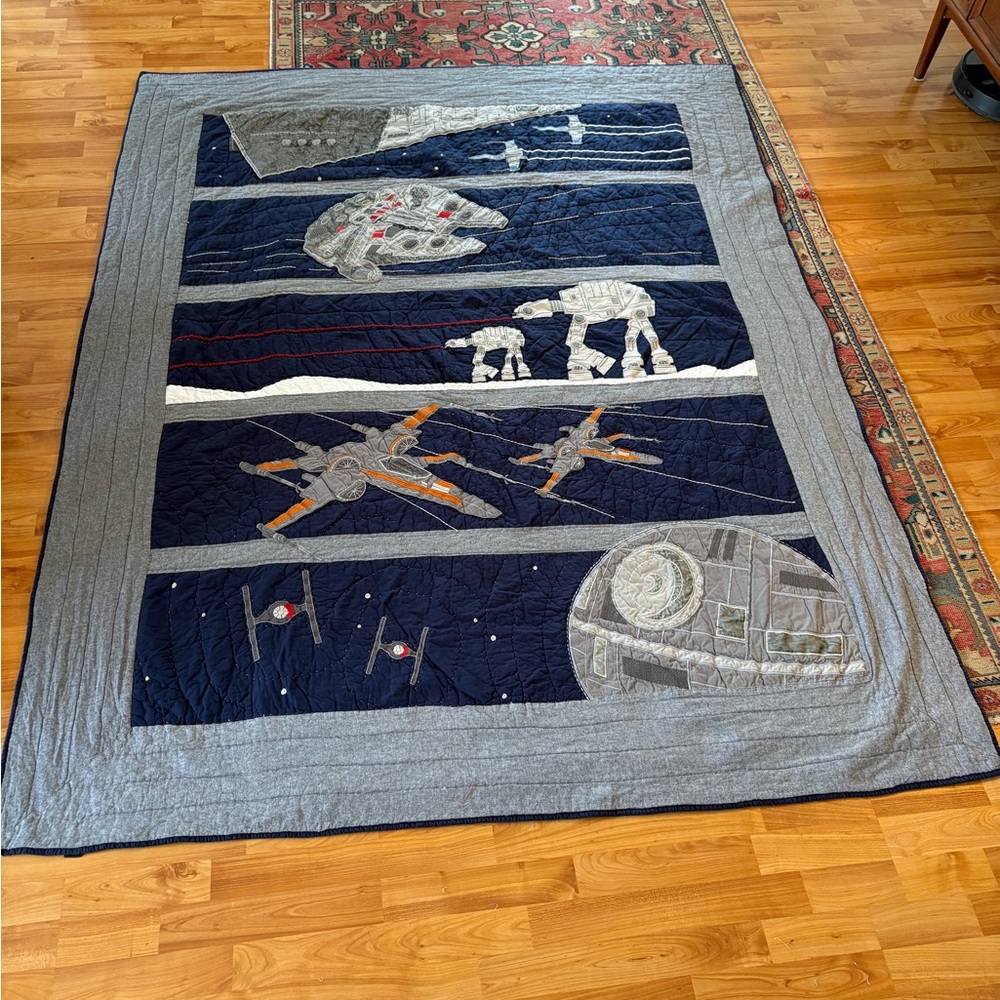Pottery Barn Twin Star Wars Quilt